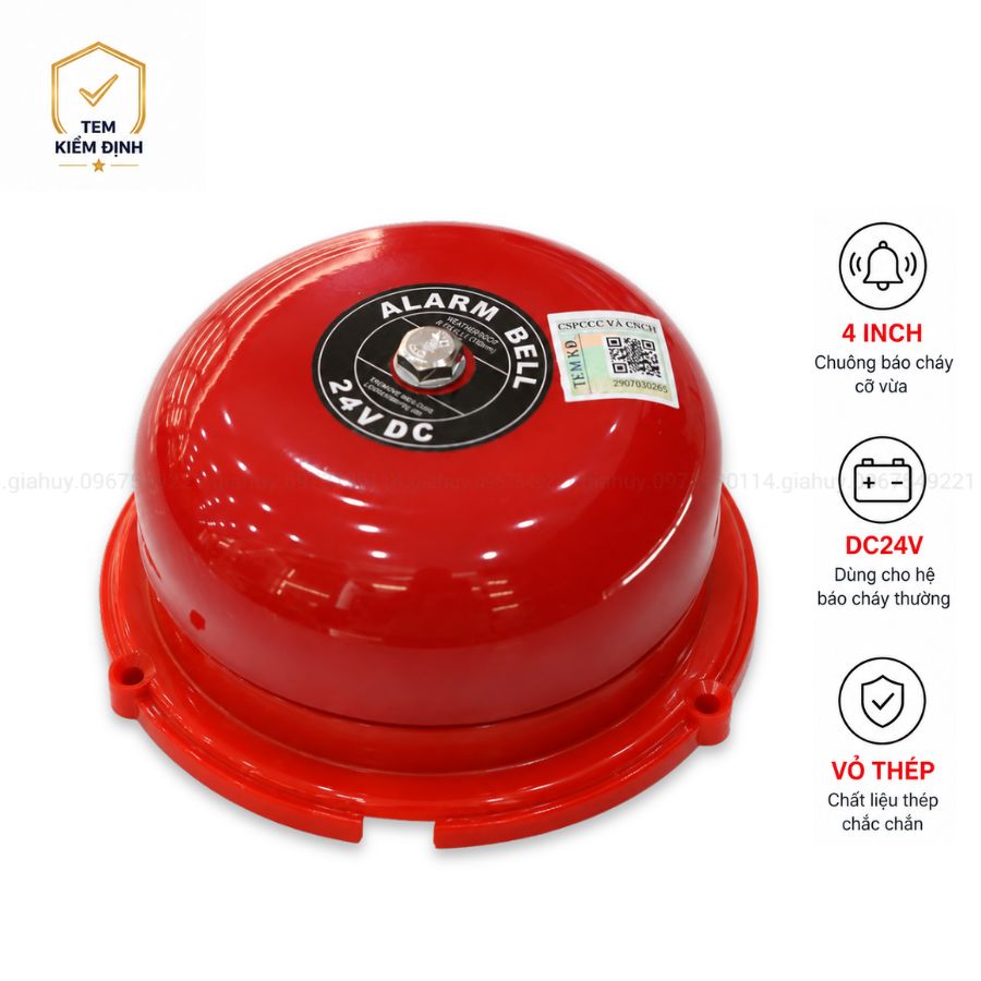 Chuông báo cháy 4 inch 24V Dahua DHI-HY-C153 có kiểm định