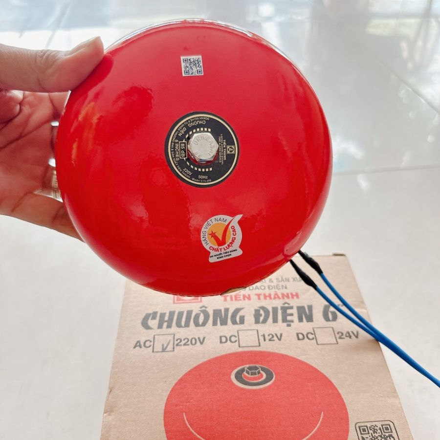 Chuông điện 6 inch 220V - Chuông báo âm thanh lớn