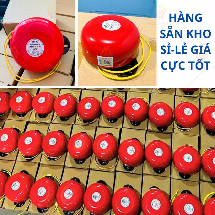 Chuông báo cháy 4 inch 24V Horing NQ418 có kiểm định