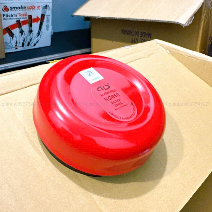 Chuông báo cháy 6 inch 24V Horing NQ-618 có kiểm định