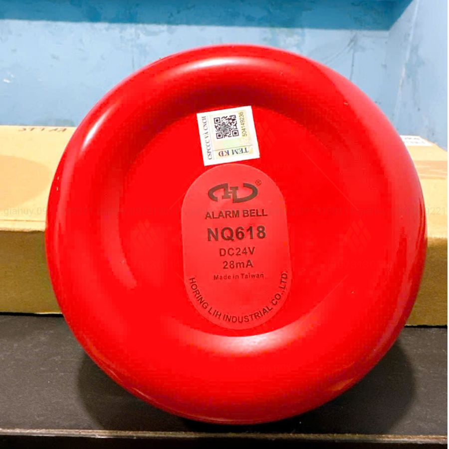 Chuông báo cháy 6 inch 24V Horing NQ-618 có kiểm định
