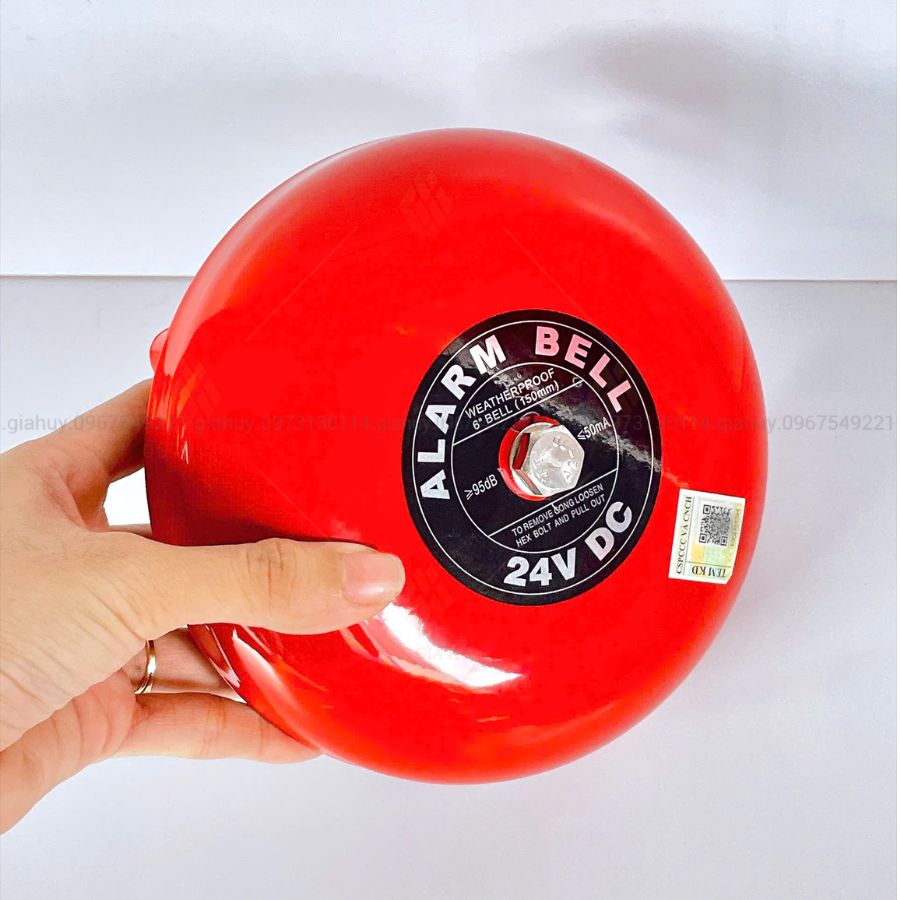 Chuông báo cháy 6 inch 24V Yongjin YJ-619 có kiểm định