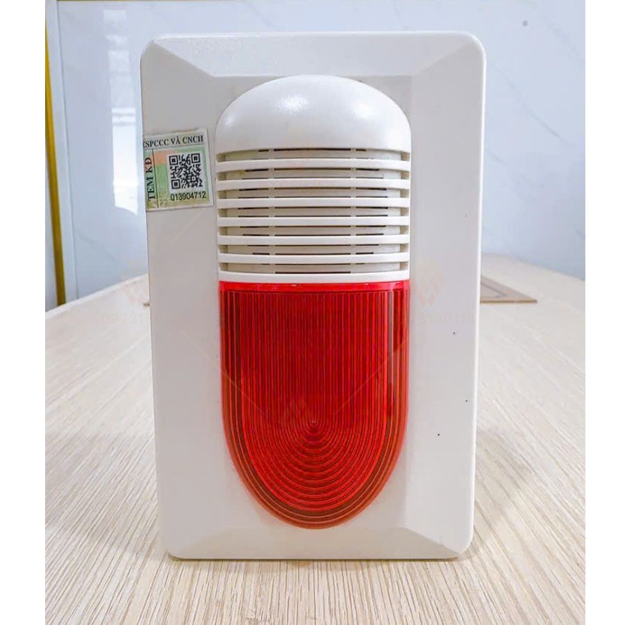 Còi đèn báo cháy kết hợp GST C-9401N - Hệ thường
