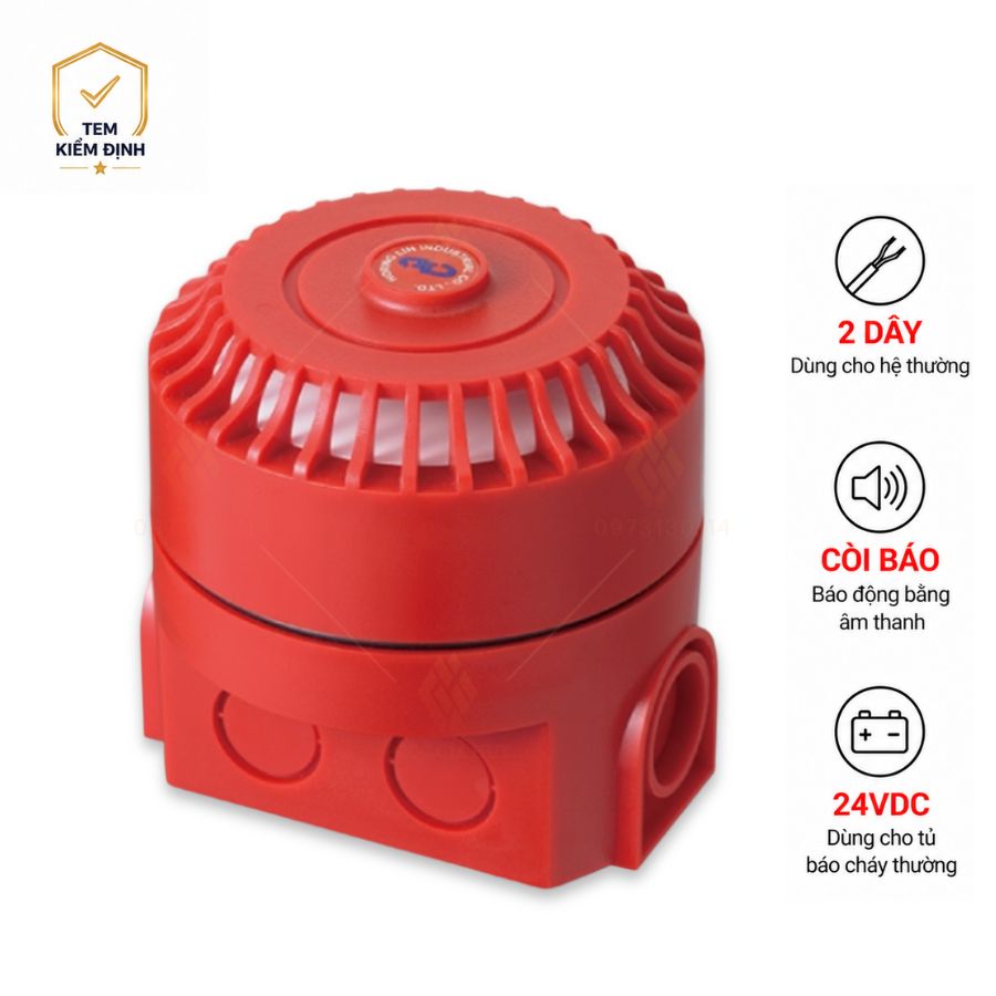 Còi báo cháy báo động 24V Horing AH-03127-S – Hệ thường