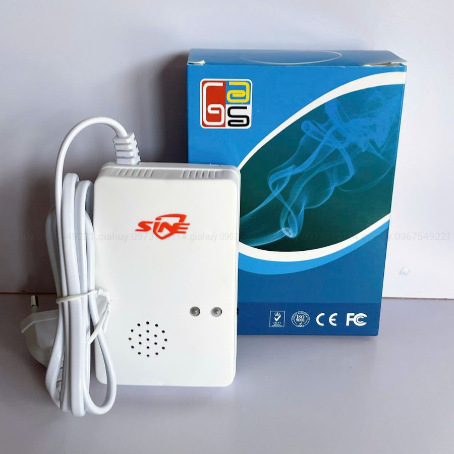 Đầu báo rò rỉ khí gas SINE RA-818 độc lập – Nguồn 220V