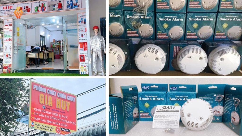 đầu báo khói dùng pin 9v horing QA31 và các thiết bị pccc khác đều có sẵn tại pccc gia huy
