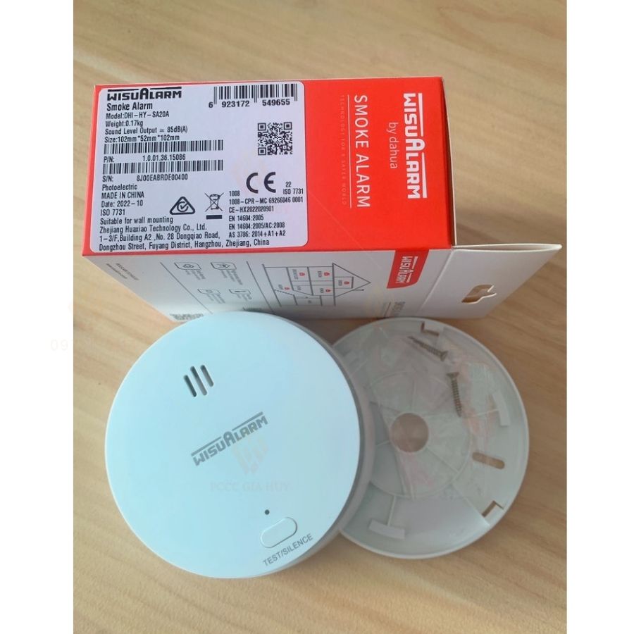 Đầu báo khói độc lập dùng pin Dahua SA20A-Pin 7-10 năm