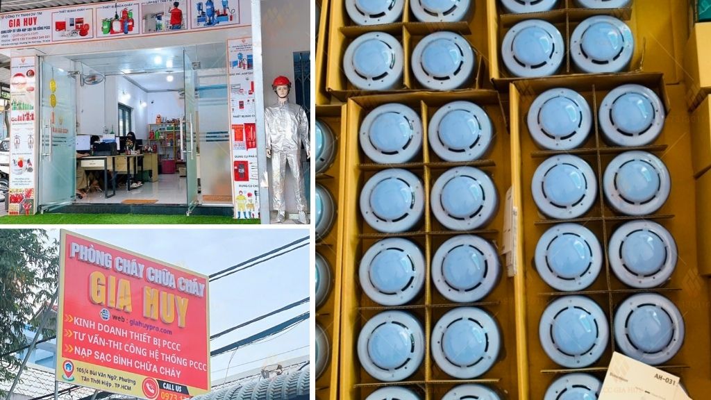 Gia Huy cung cấp đầu báo khói quang 2 dây Horing AH-0311-2 có tem kiểm định