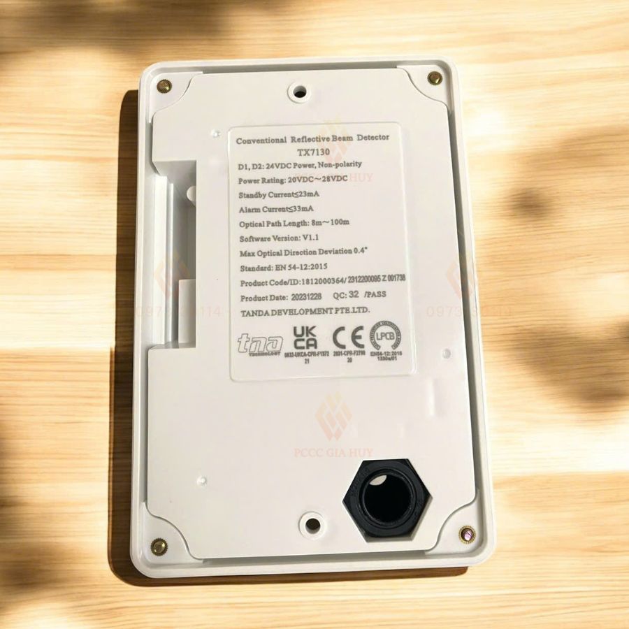 Đầu báo khói Beam dạng tia phản xạ Tanda TX7130 có kiểm định&nbsp;
