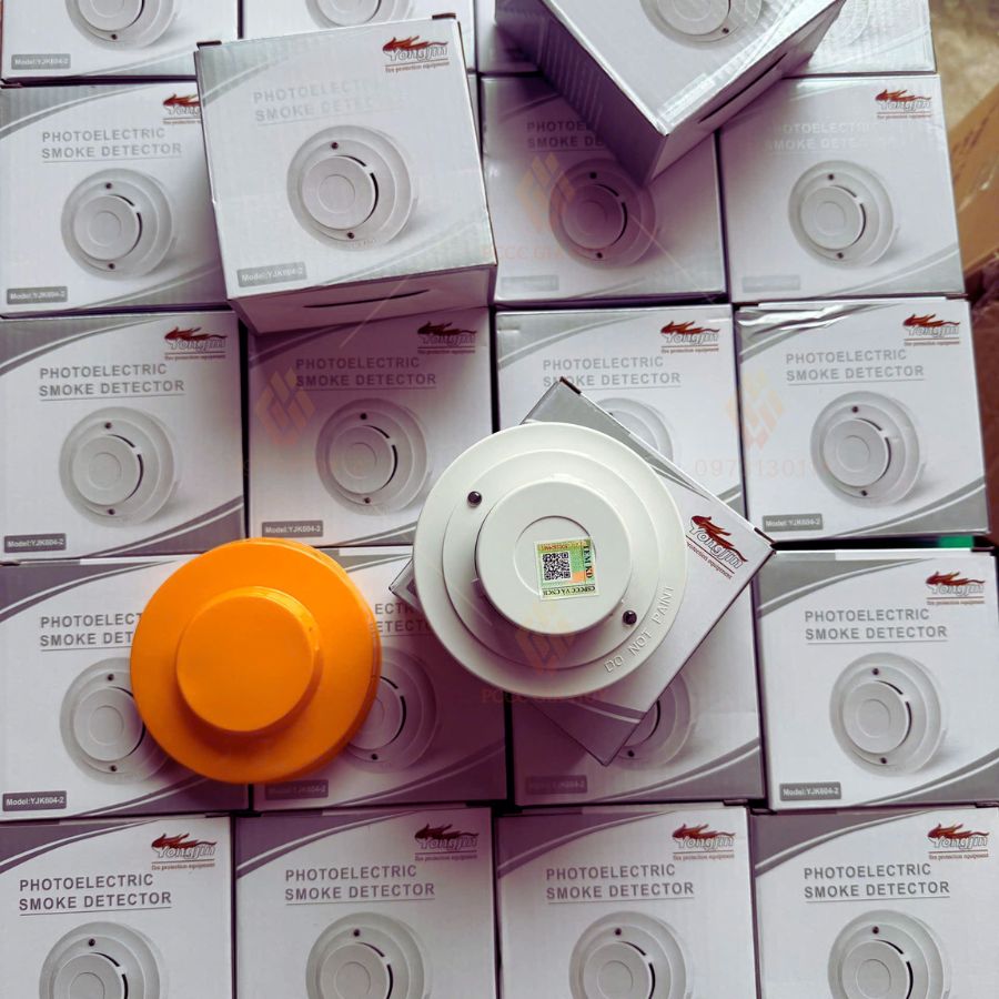 Đầu báo khói 24VDC Yongjin YJ-K604-2 có kiểm định