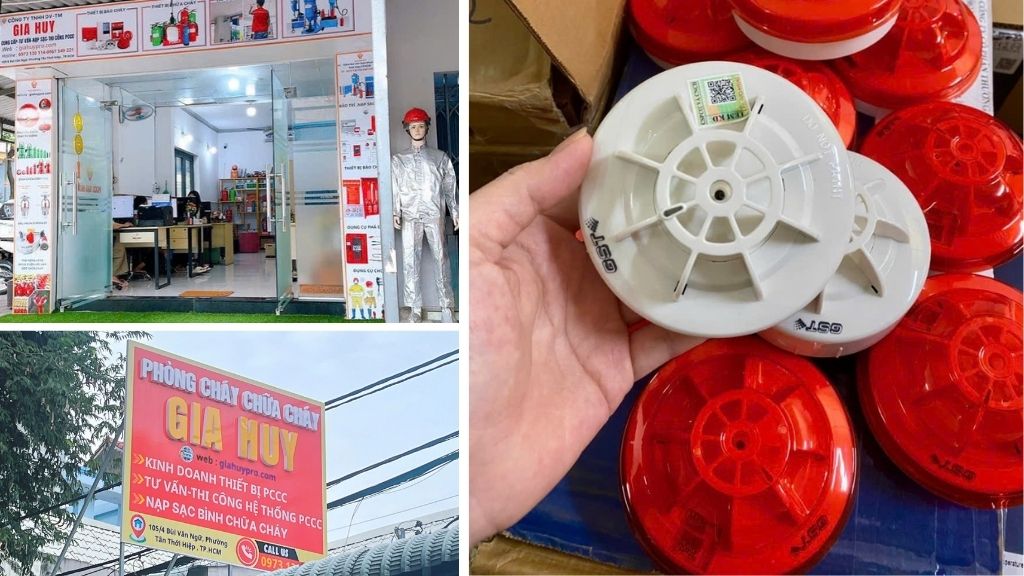 Đầu báo nhiệt GST DC-9103E có kiểm định có sẵn tại PCCC Gia Huy