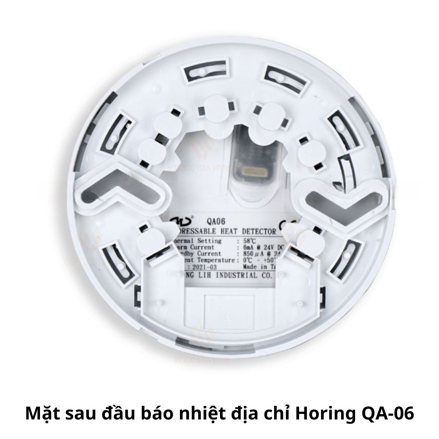 Đầu báo nhiệt cố định địa chỉ Horing QA06 có kiểm định