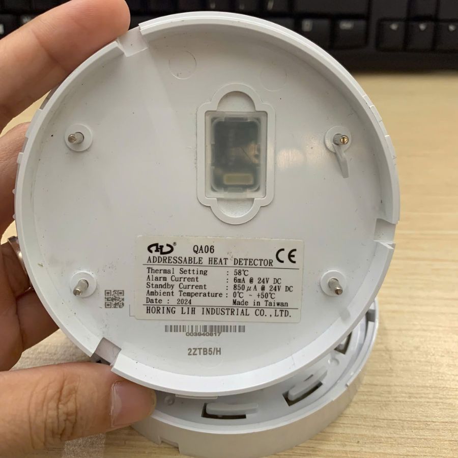 Đầu báo nhiệt cố định địa chỉ Horing QA06 có kiểm định