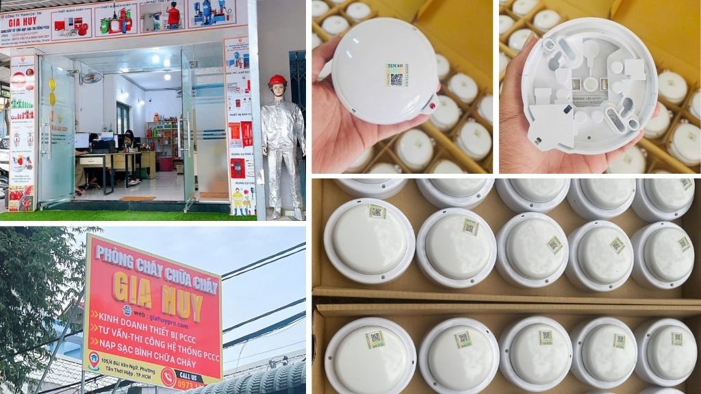 Đầu báo nhiệt Horing AHR-871 và thiết bị báo cháy Horing tại Gia Huy
