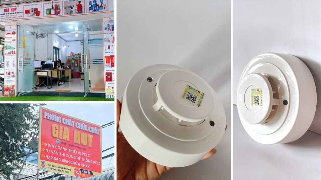 Đầu báo nhiệt Yongjin YJ-N504-2 có kiểm định tại Gia Huy
