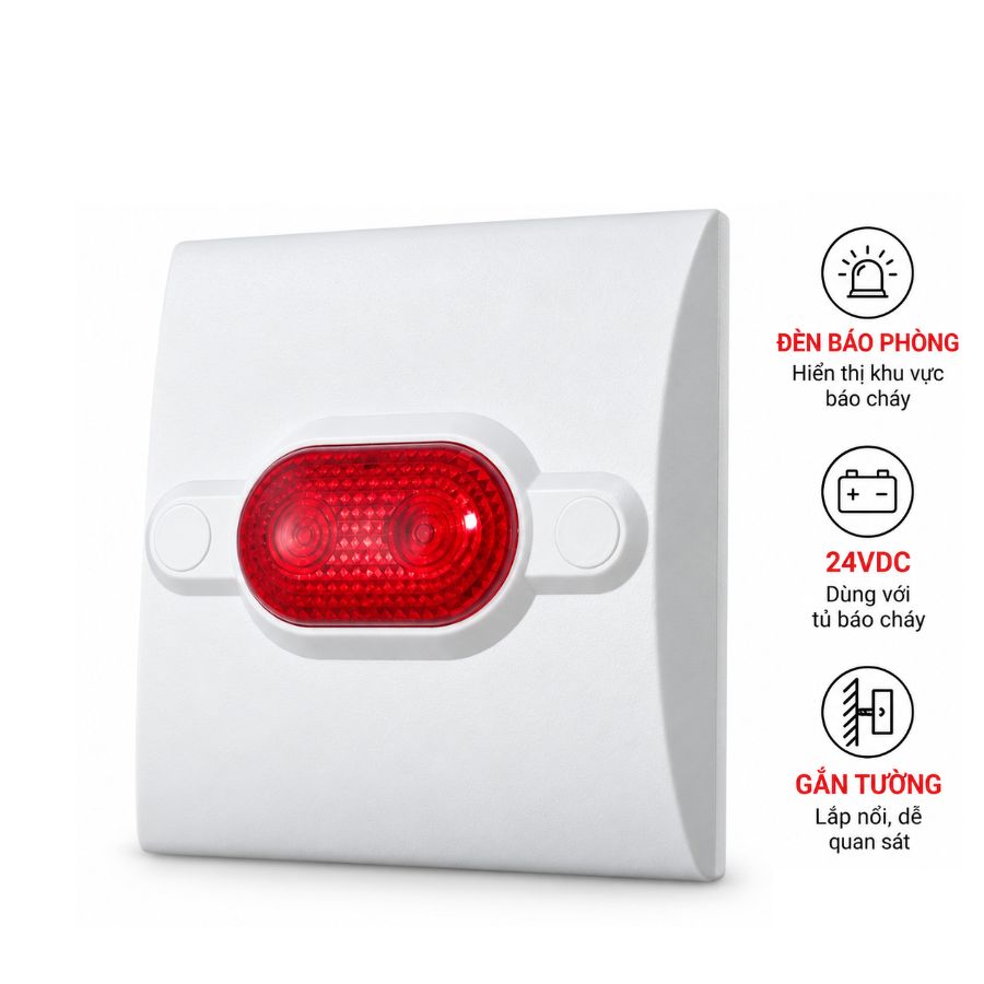 Đèn báo phòng 24VDC Horing AH-413 – Dùng với tủ báo cháy
