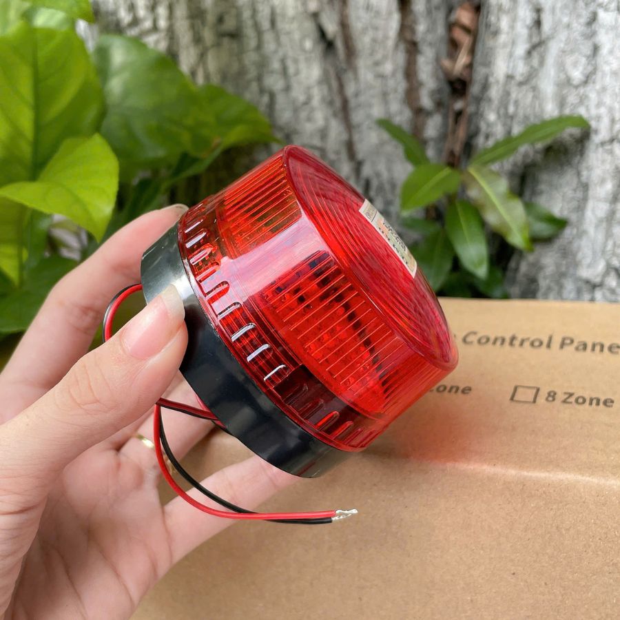 Đèn báo cháy chỉ thị khuvực Yongjin YJ01-24V–Dùng tủ báocháy