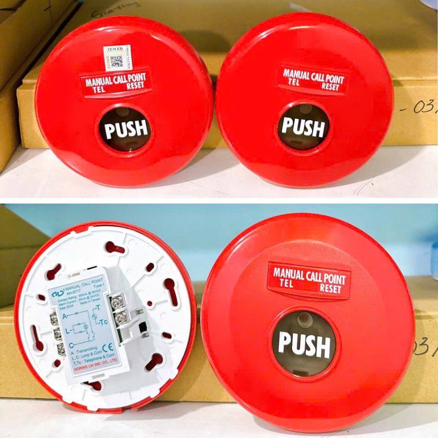 Nút nhấn khẩn tròn lắp chìm Horing AH-9717 – Hệ thường