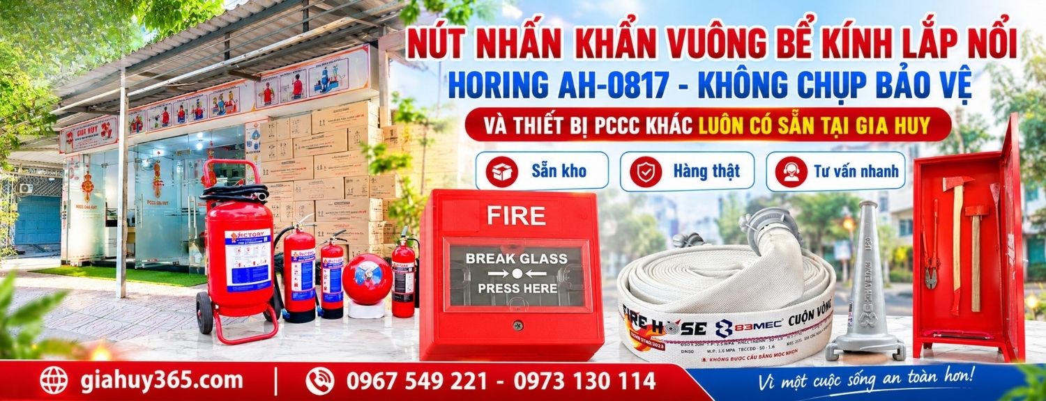 Nút nhấn Horing AH-0217 và thiết bị PCCC khác tại Gia Huy
