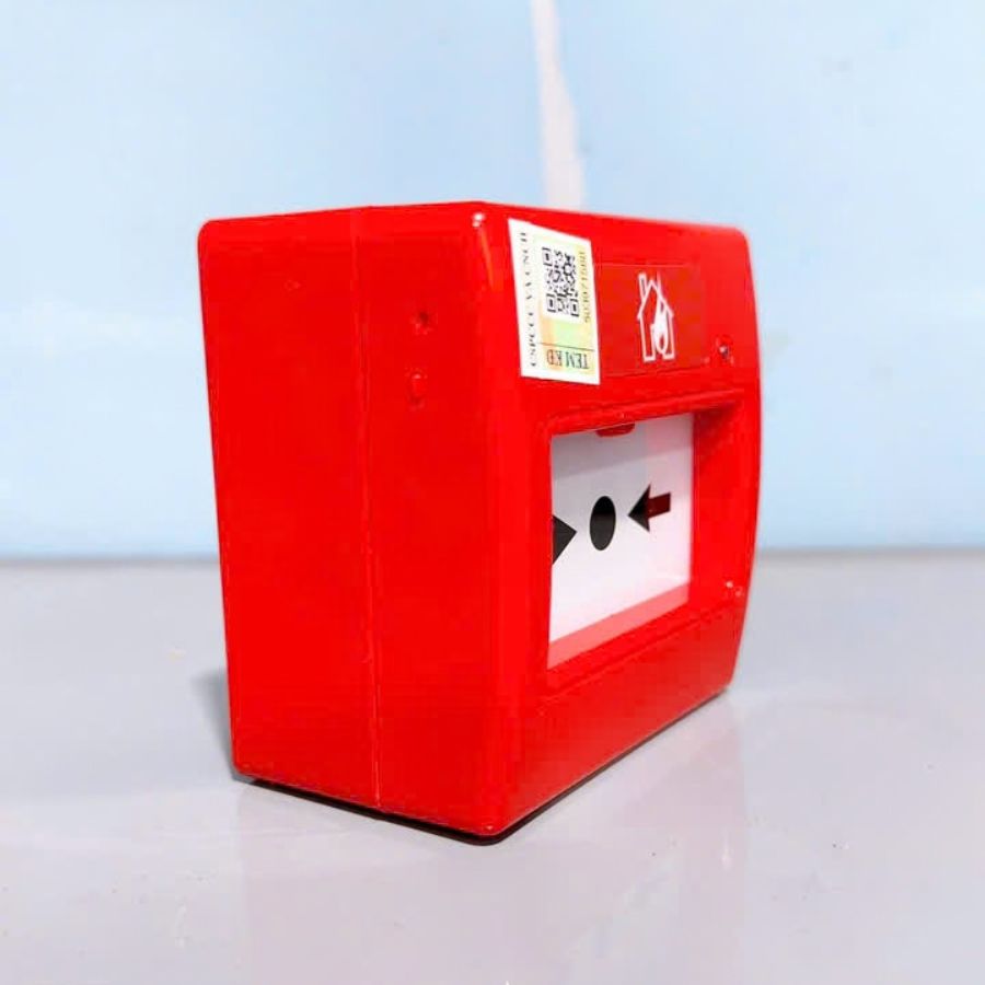 Nút nhấn khẩn vuông reset được Horing AH-0817–Không nắp chụp