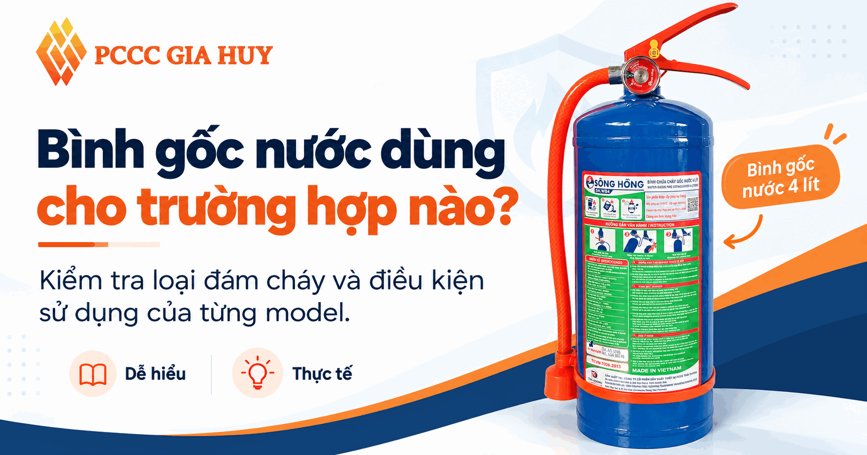 Bình chữa cháy gốc nước