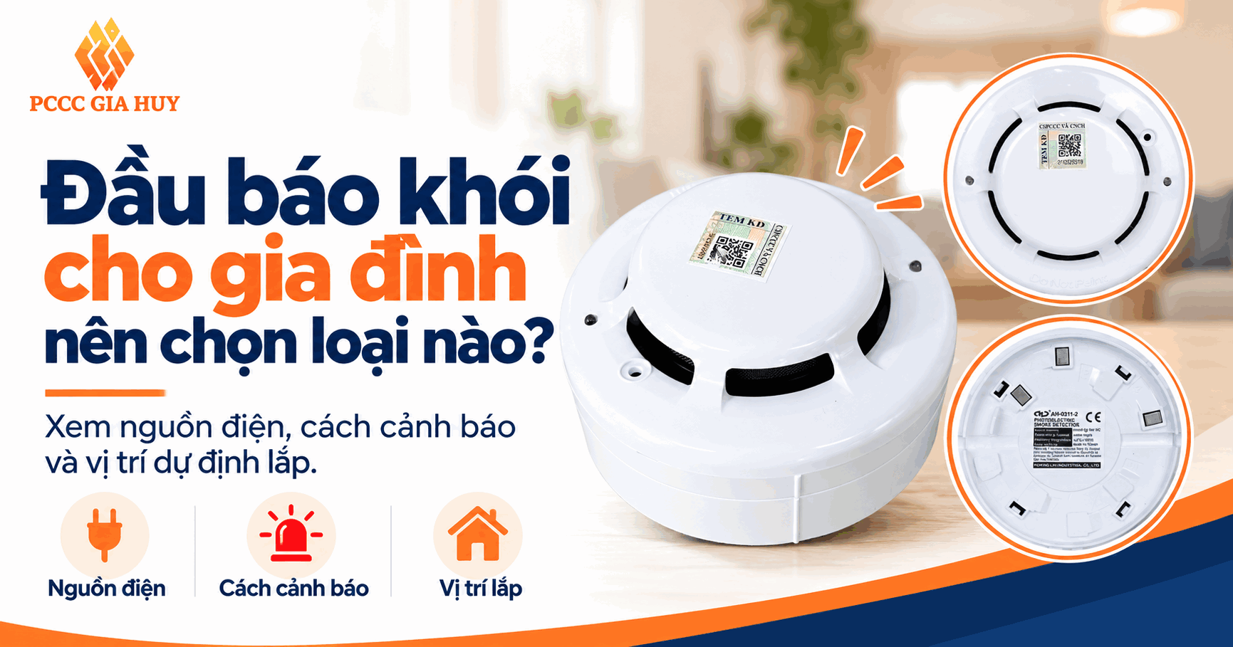 Đầu báo khói cho gia đình