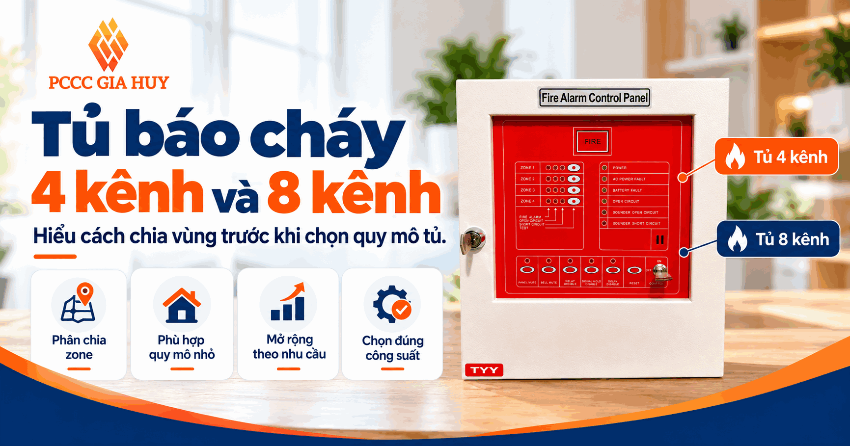 Tủ trung tâm báo cháy