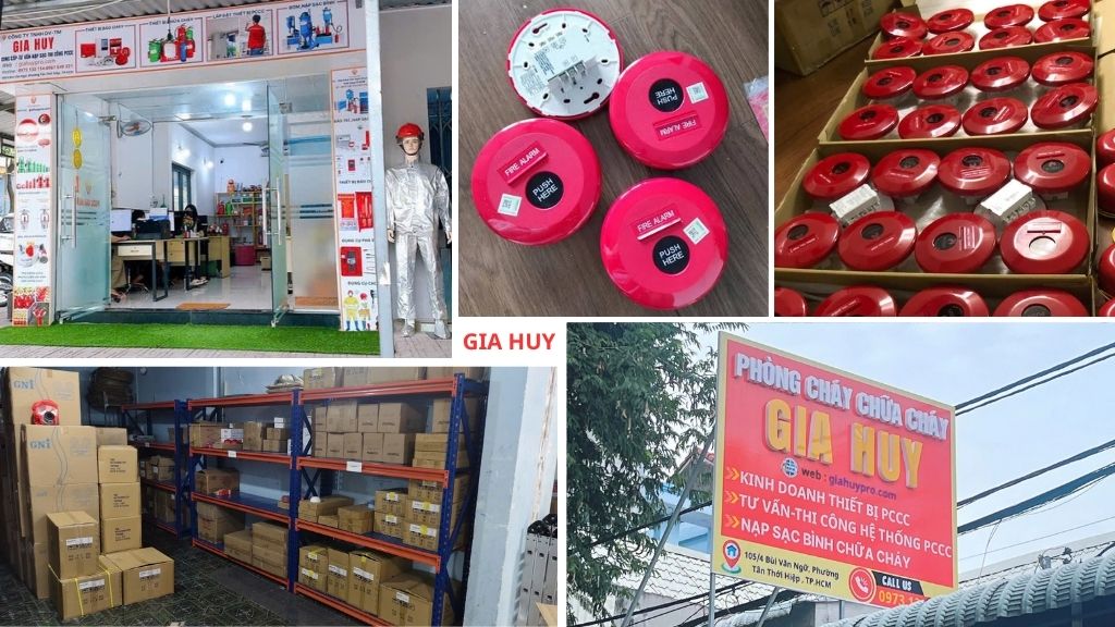 pccc gia huy cung cấp nút nhấn khẩn báo cháy các hãng uy tín