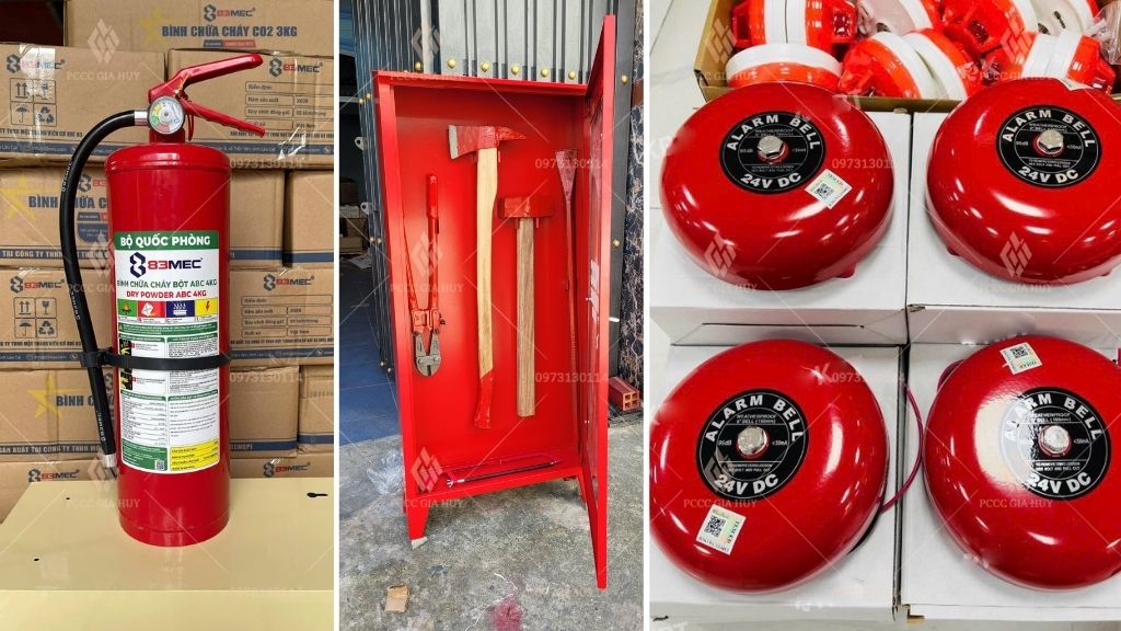 Các loại thiết bị phòng cháy chữa cháy hiện nay được ứng dụng và lắp đặt bắt buộc ở nhiều không gian