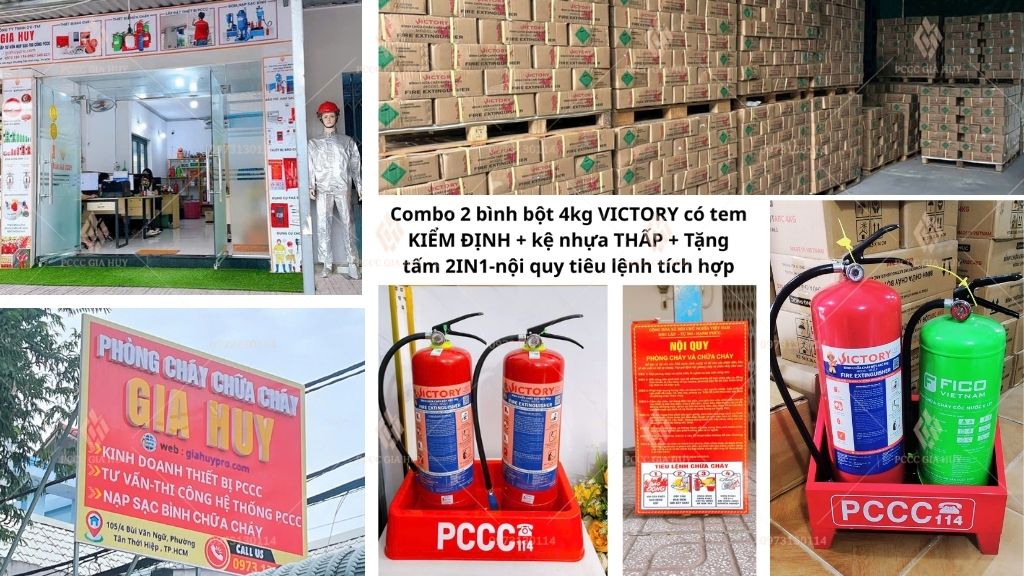 PCCC Gia Huy cung cấp và tư vấn combo theo nhu cầu