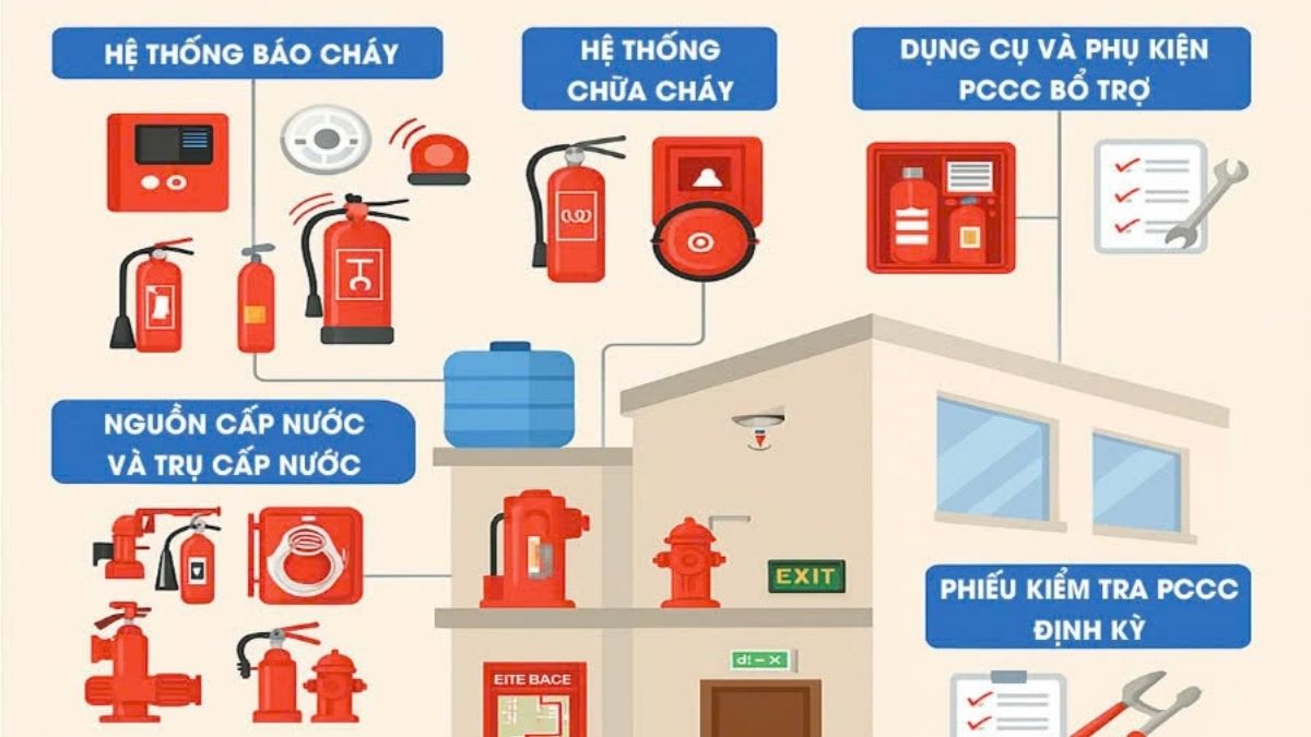 các nhóm thiết bị pccc cơ bản