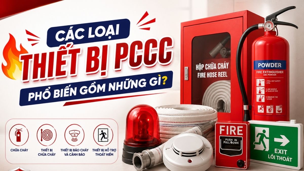 các loại thiết bị pccc phổ biến